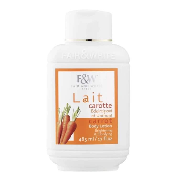 Fair & White Carrot Brightening and Clarifying Body Lotion 500ml FW1GAH300